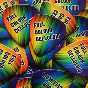 Full Colour Celluloid Guitar Picks Printed In The UK