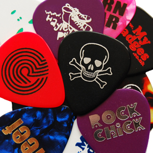 Hot Foil Celluloid Guitar Picks Printed In The UK